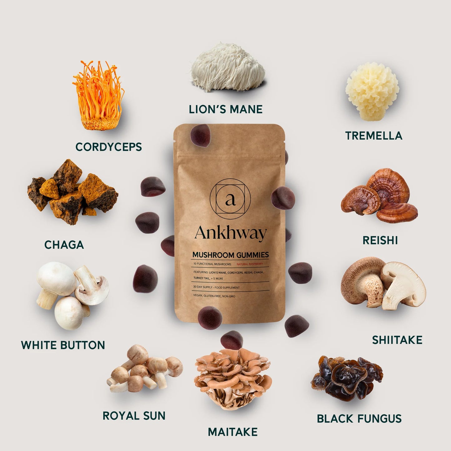 Super Mushroom Daily Gummies